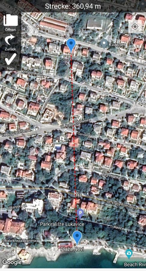 Apartmán Leoalemar Novi Vinodolski Exteriér fotografie